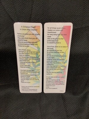 Christian Prayer for Creation Bookmark