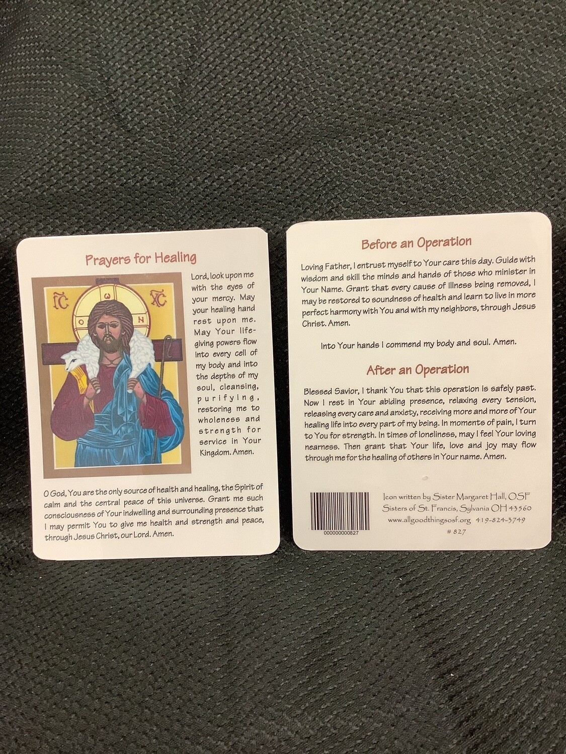 Prayers For Healing Card