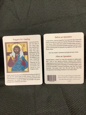 Prayers For Healing Card
