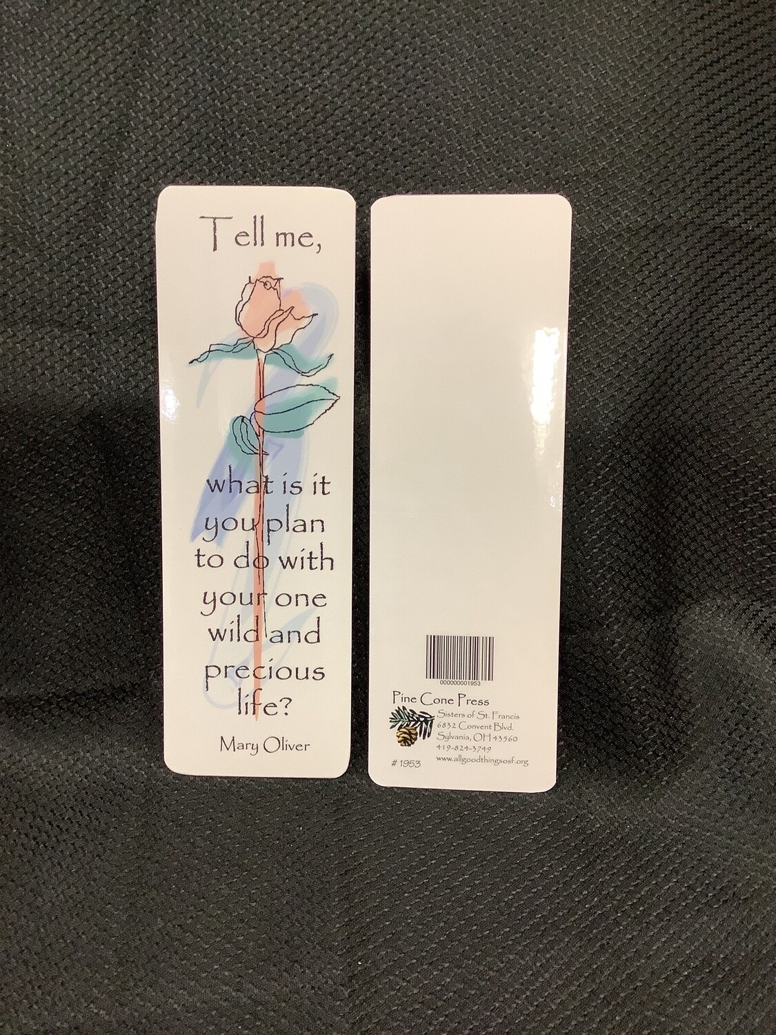 Mary Oliver Bookmark