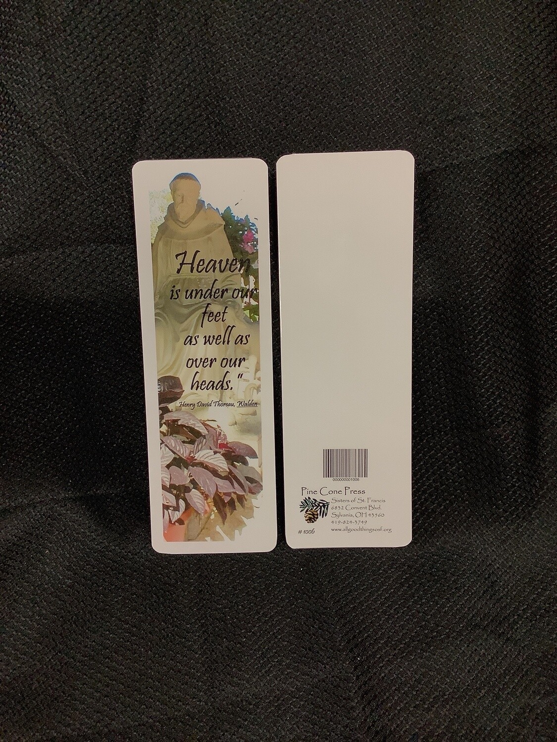 Quote Bookmark By Thoreau