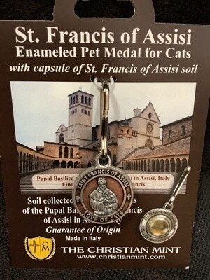 St Francis Cat Medal