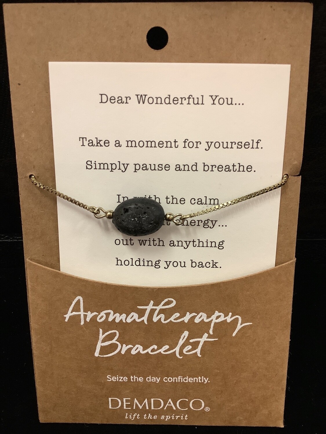 Aromatherapy Bracelet Gold