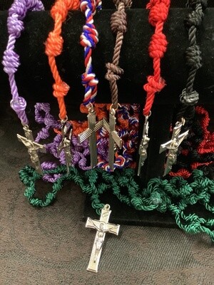 Large Knotted Rosary By SND Assorted Colors