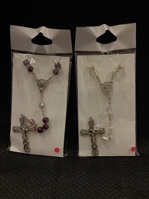 Rosary Crystallized Glass