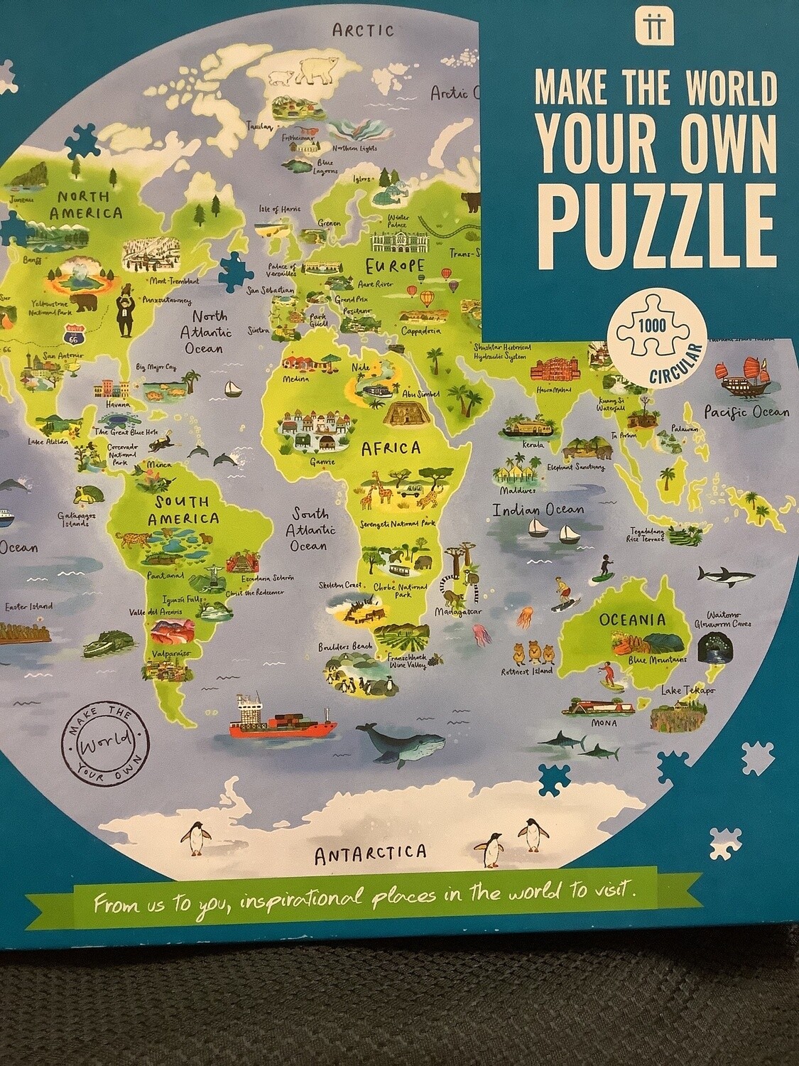 World Map Puzzle