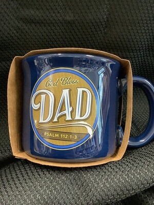 God Bless Dad Coffee Mug