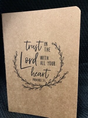 Trust in the Lord Kraft Notebook