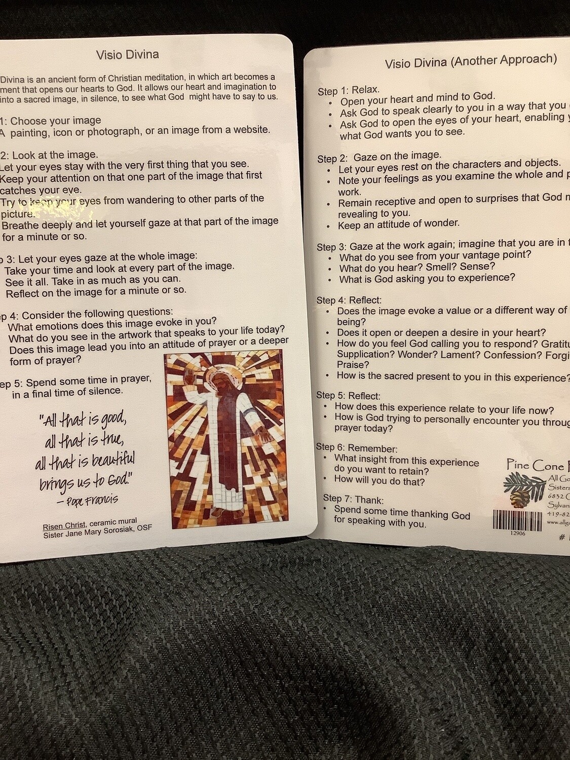 Visio Divina Prayer Card