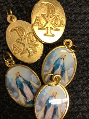 Our Lady of Grace Epoxy Medal
