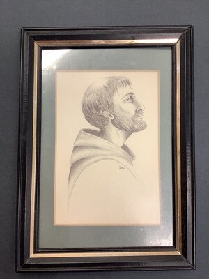Vintage Sketch of St. Francis