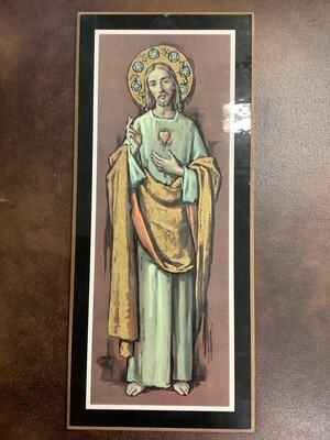 Vintage Sacred Heart Icon