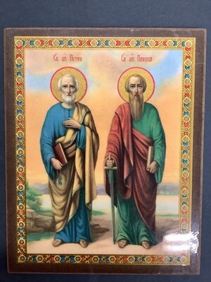 Vintage St. Peter and St. Paul Icon