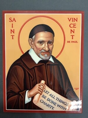 Vintage St. Vincent De Paul icon