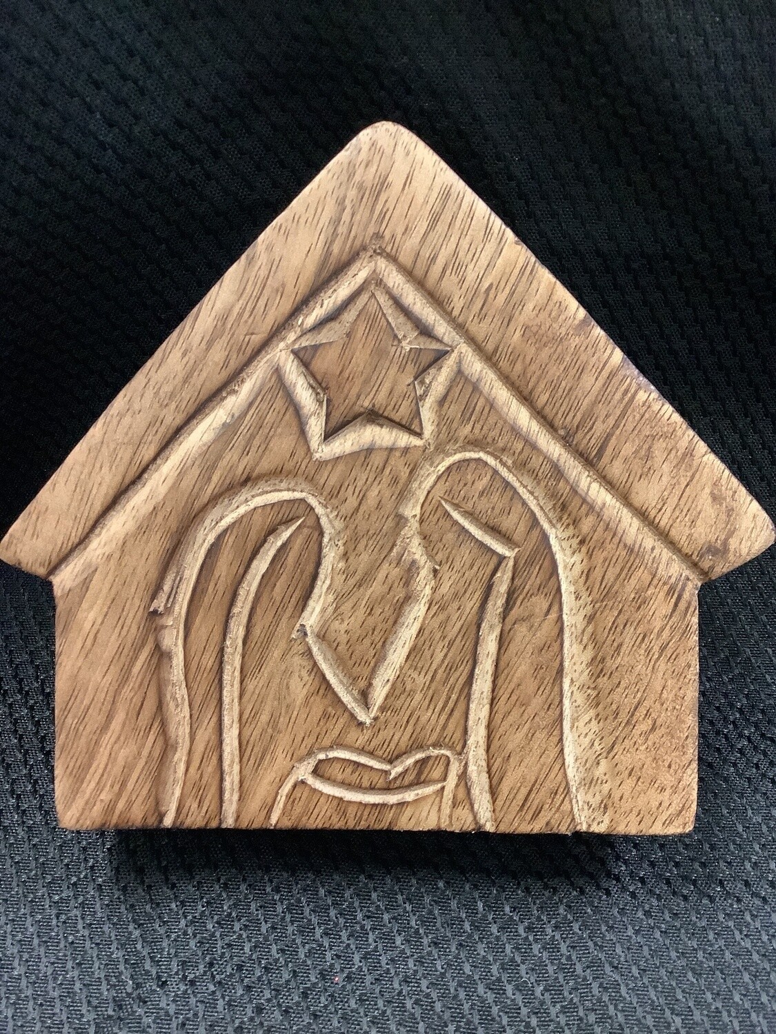 Wood Nativity Piece