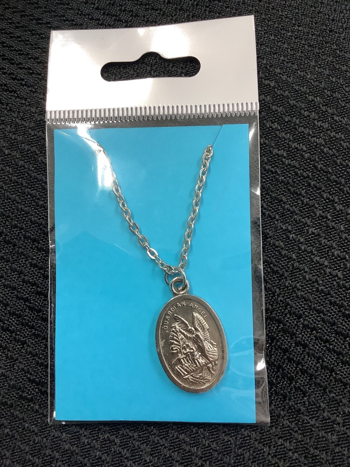 Vintage Guardian Angel Necklace