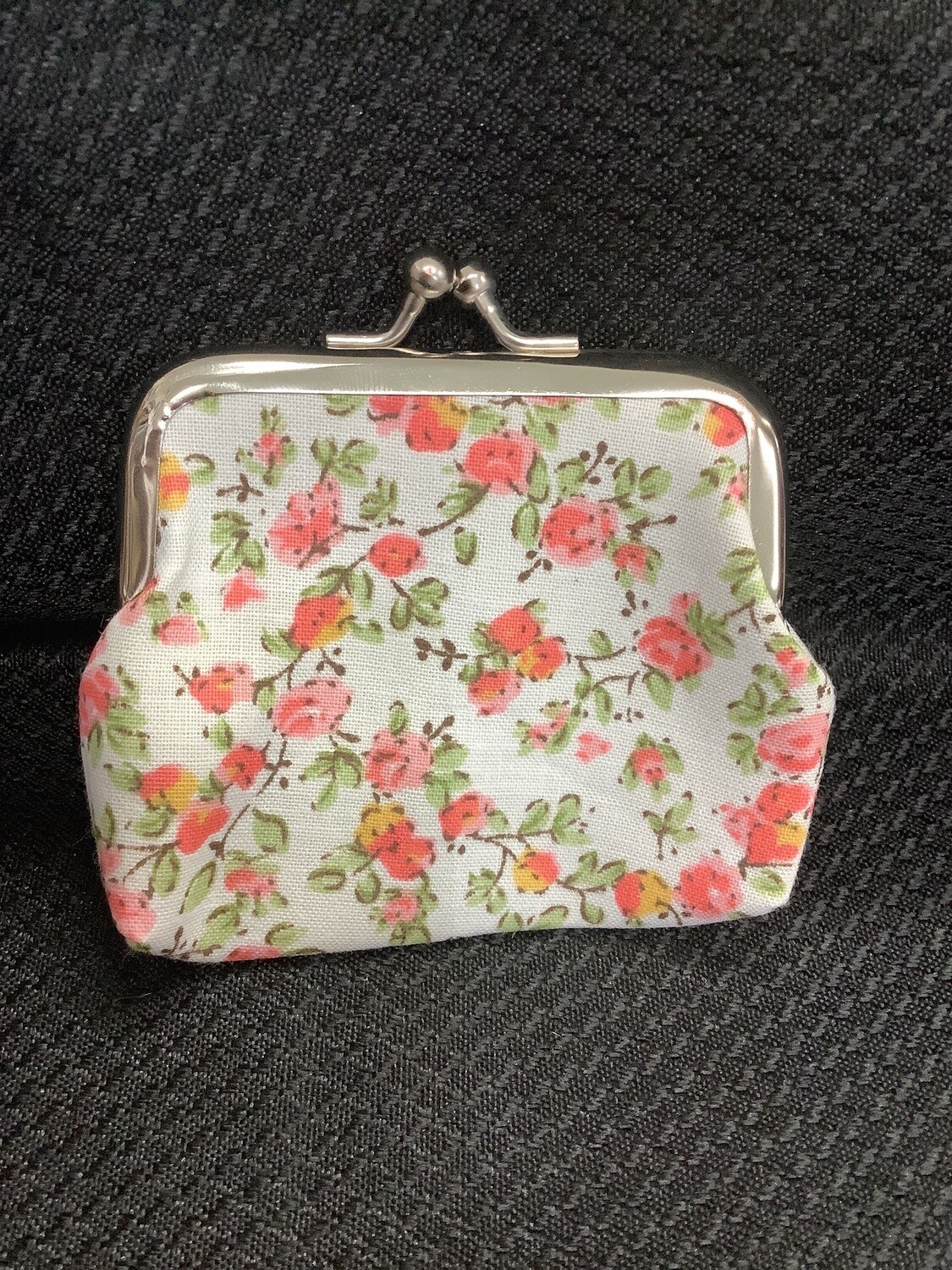 Mini Floral Rosary Lock Case, Colour: Pink