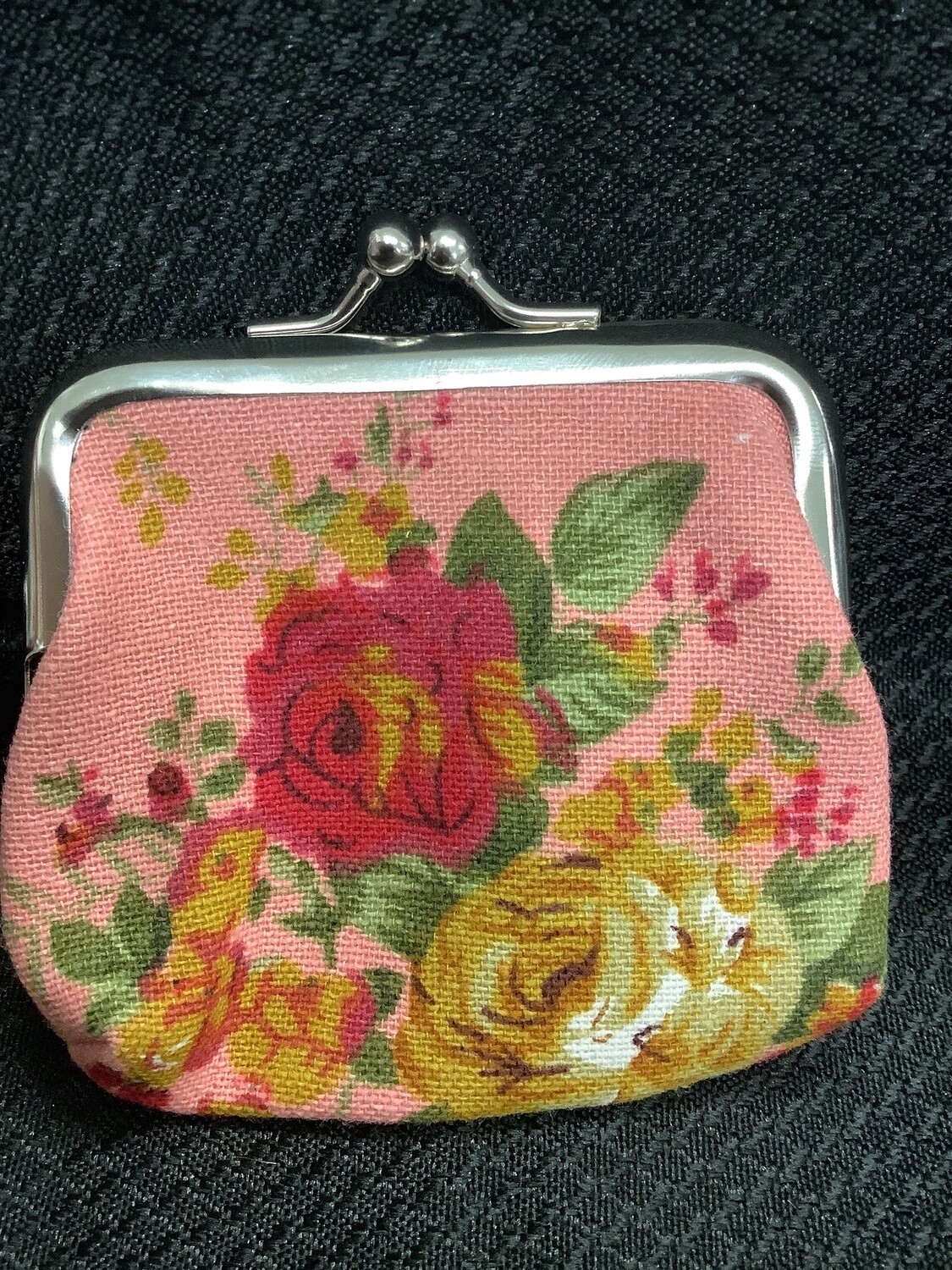 Floral Rosary Case, Colour: Pink