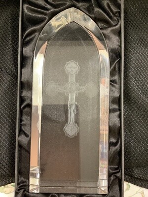 Tall RCIA Etched Glass