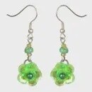 Green Sequin Earrings