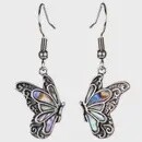 Butterfly Abalone Earrings