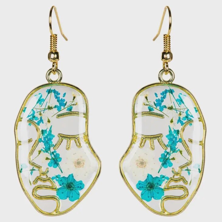 Dried Flower Earrings