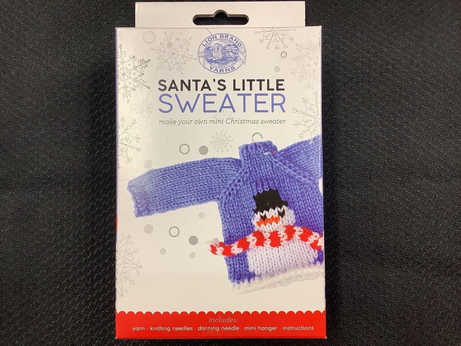 Santa&#39;s Little Sweater (Knit Your Own), Style: Snowman