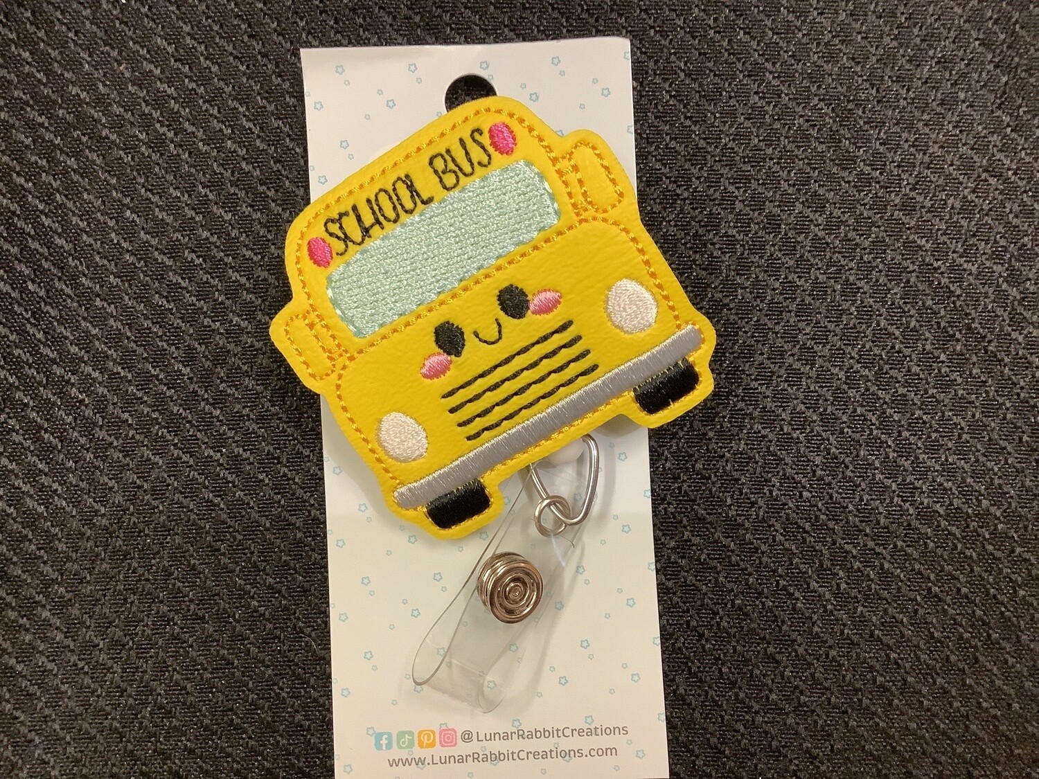 Nurse and Teacher Swivel Badges, Style: Bus Cutie