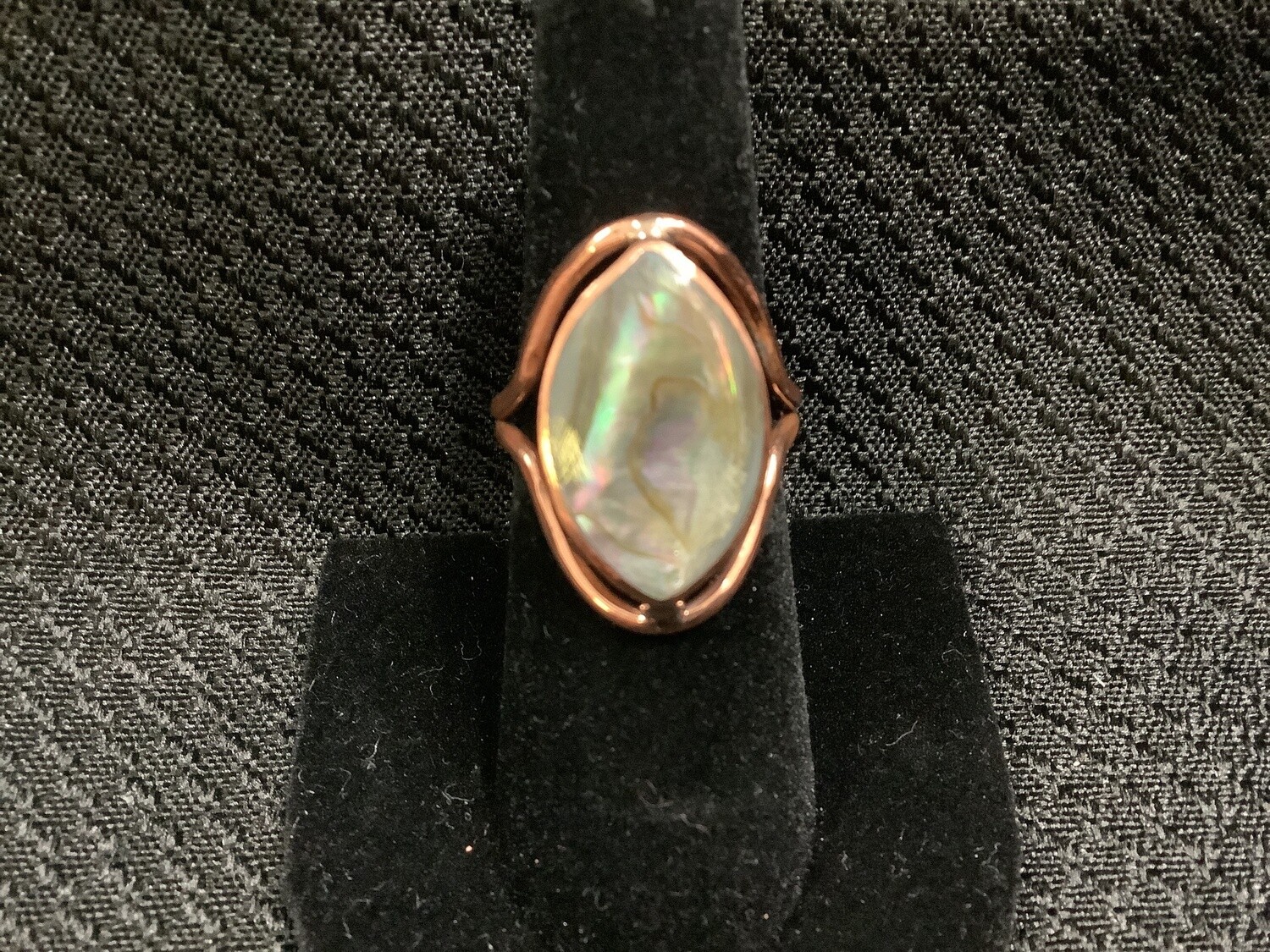Silverio Blue Pacific Abalone Ring