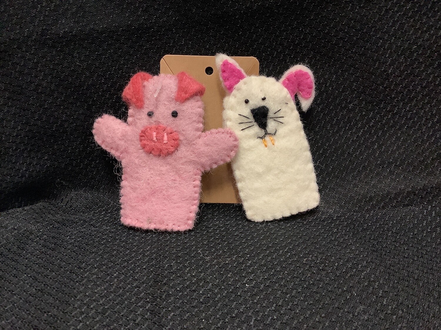 Rabbit &amp; Pig Finger Puppets