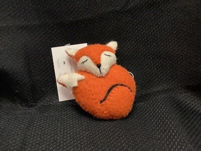Felted Fox Ornament