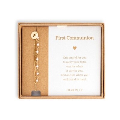 Boxed First Communion Bracelet