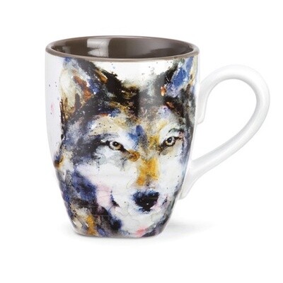 Wolf Mug by Dean Crouser