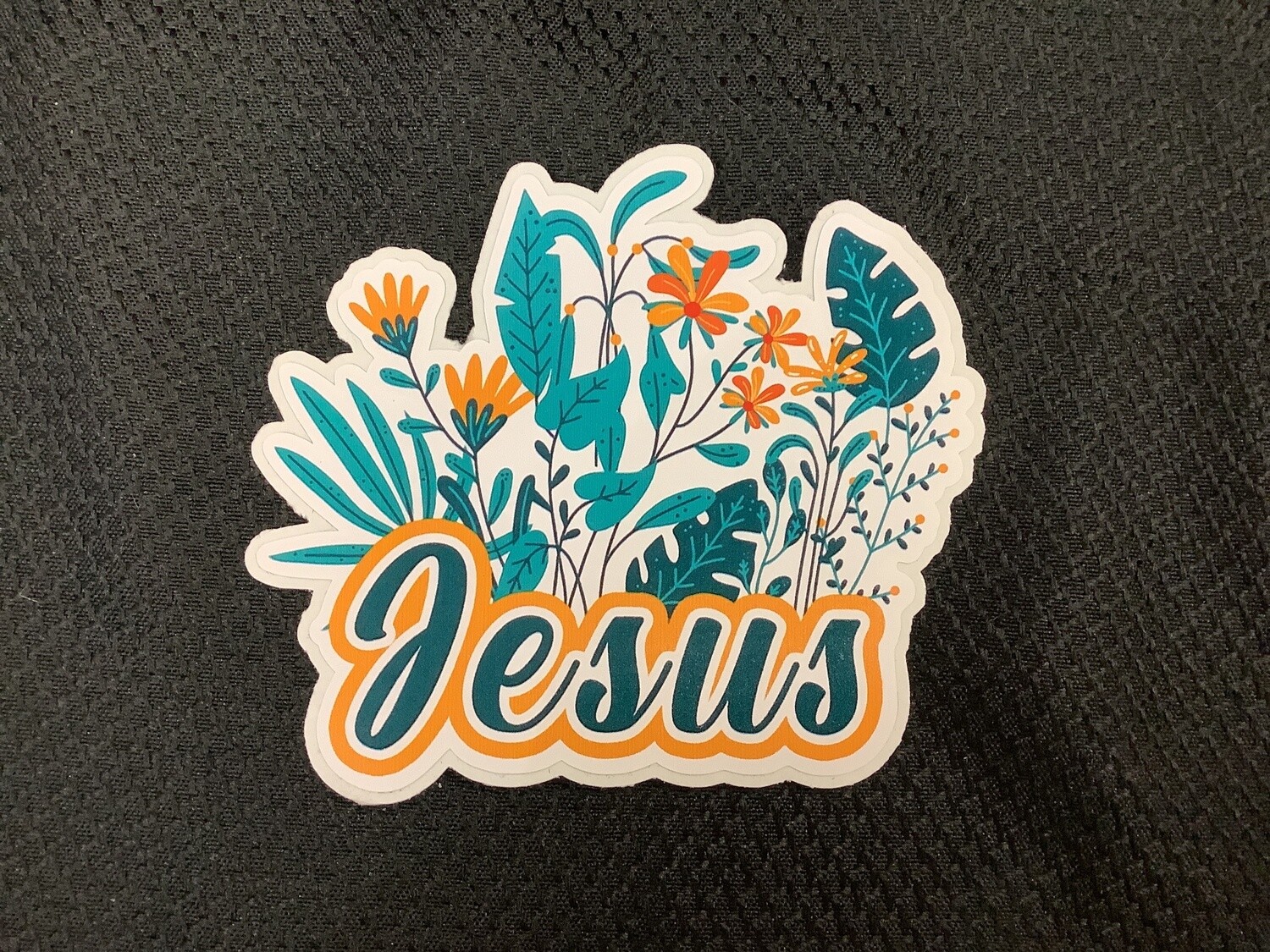 Jesus Floral Sticker