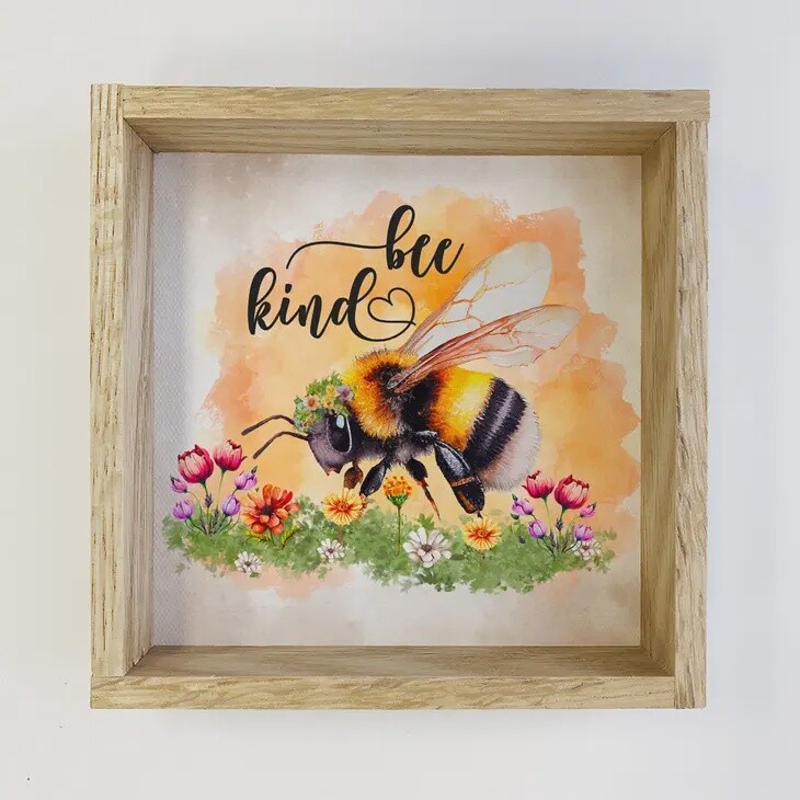 Bee Kind Wall Decor