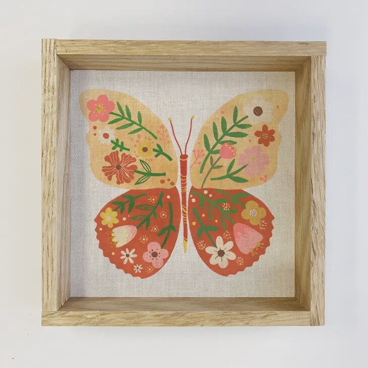 Summer Butterfly Wall Art