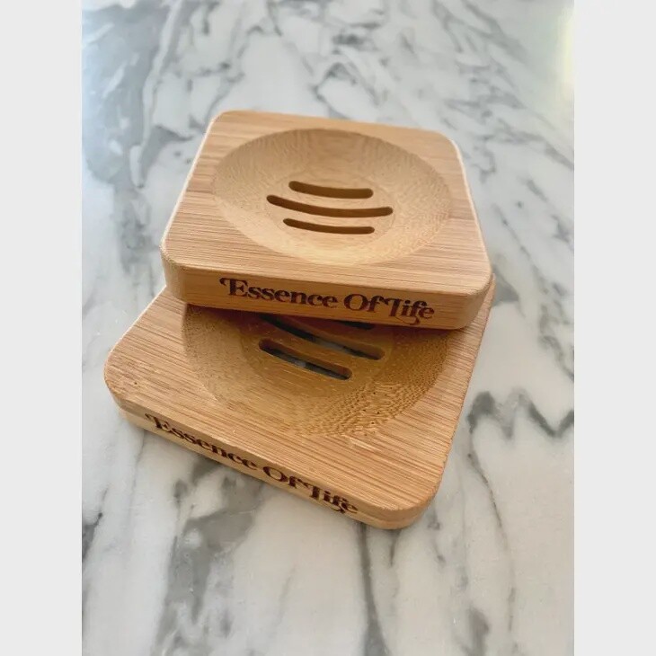 100% Biodegradable Bamboo Soap Dish