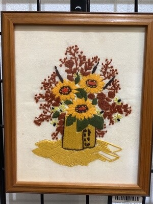 Sunflowers Stitchery by Sr. Rosine Sobczak