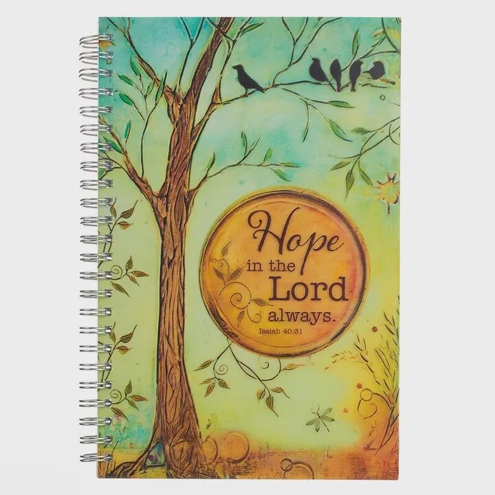 Hope in the Lord Wire bound Notebook