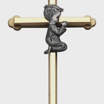 Praying Child (Boy or Girl) Wall Cross, Style: Boy