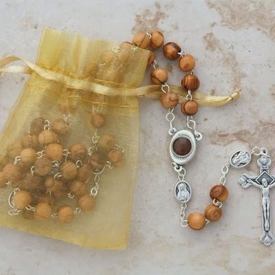Holy Land Olive Wood Rosary