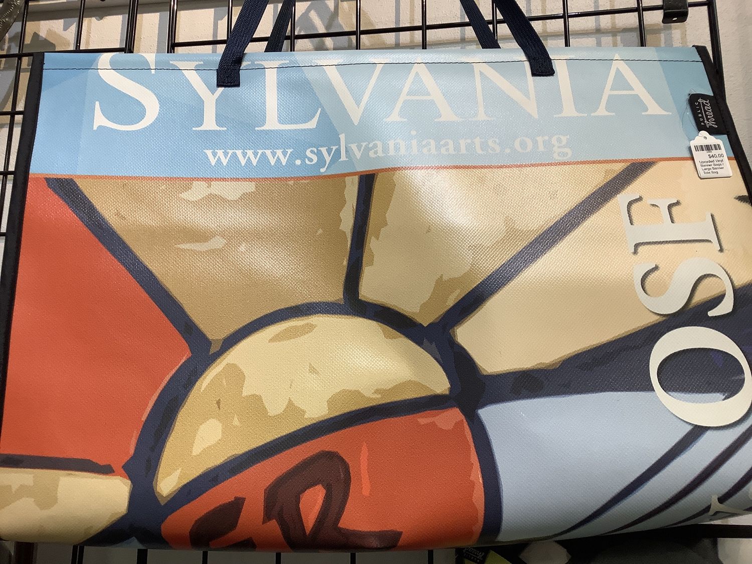 Upcycled Vinyl Banner Bags, Style: Large Banner Tote Bag