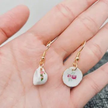 Tea Cup and Saucer Earrings