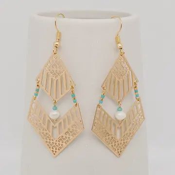 Bohemian Geometric Dangle Earrings