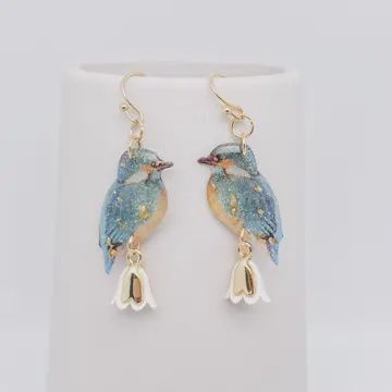 Bird Charm Earrings