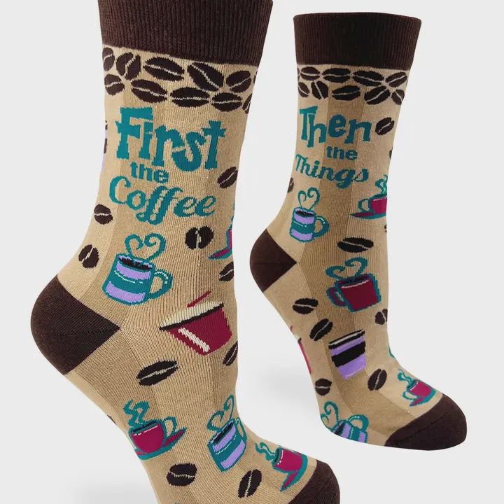 First Coffee Socks