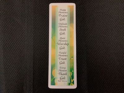 Warren &quot;Praise God&quot; Bookmark