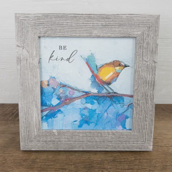 Be Kind Framed Art