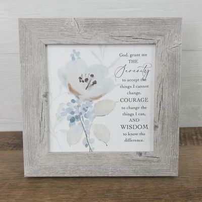 &quot;God Grant Me...&quot; Framed Art