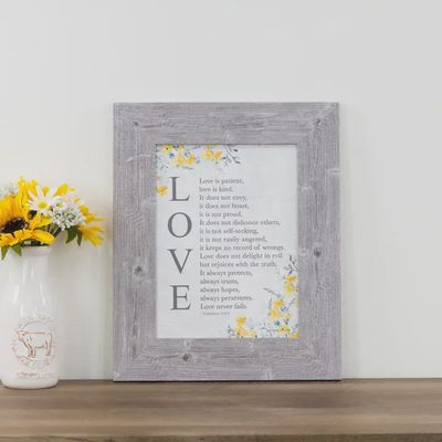 &quot;Love Is Patient, Love Is...&quot; Framed Art